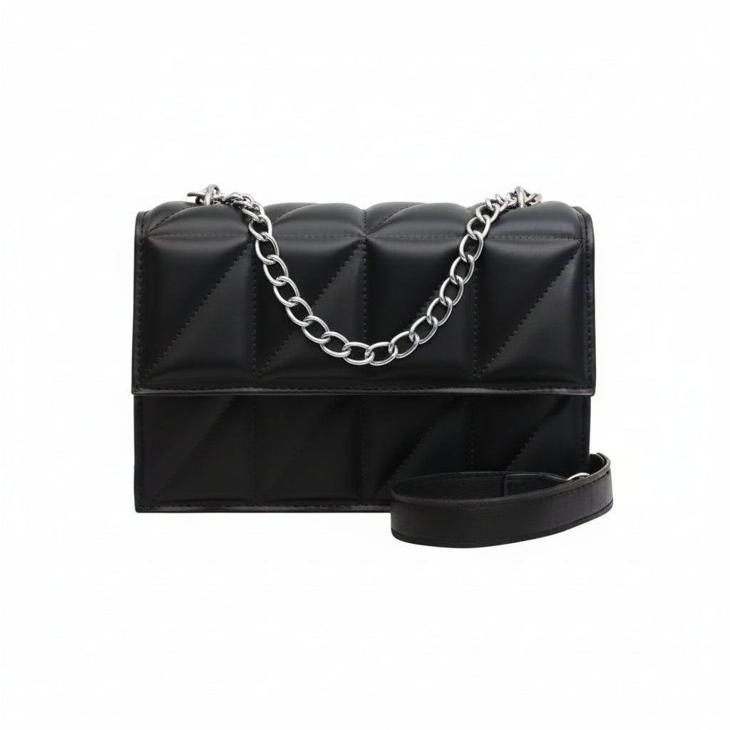 Avelisse – Cuero PU Premium con Cadena Dorada
