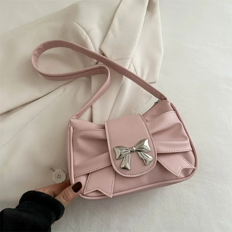 Rosélia – Diseño con Lazo Elegante en Cuero PU Premium