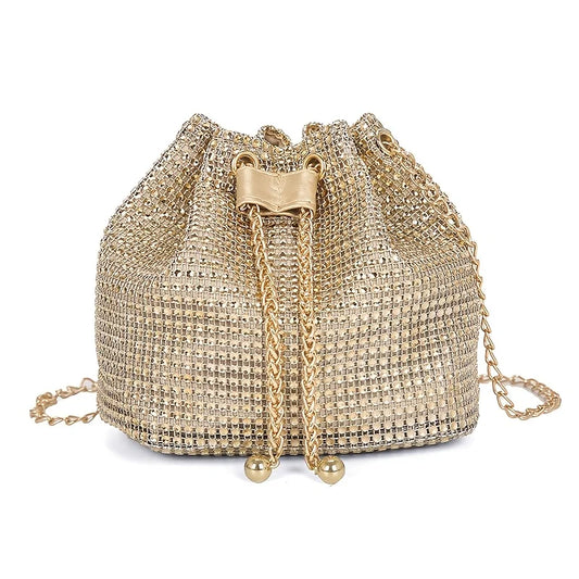 Étoilée – Bucket Bag con Cristales Brillantes Premium