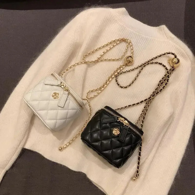 Camélisse  – Mini Box Bag con Cadena Elegante