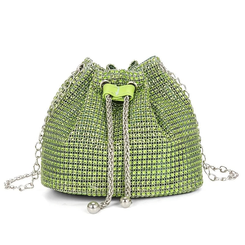 Étoilée – Bucket Bag con Cristales Brillantes Premium