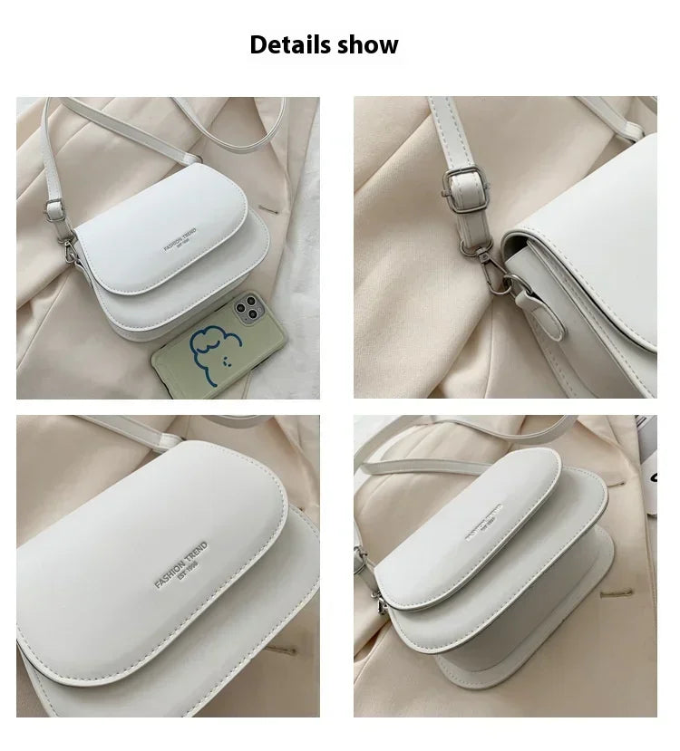 Évanna – Saddle Bag de Cuero PU con Diseño Elegante