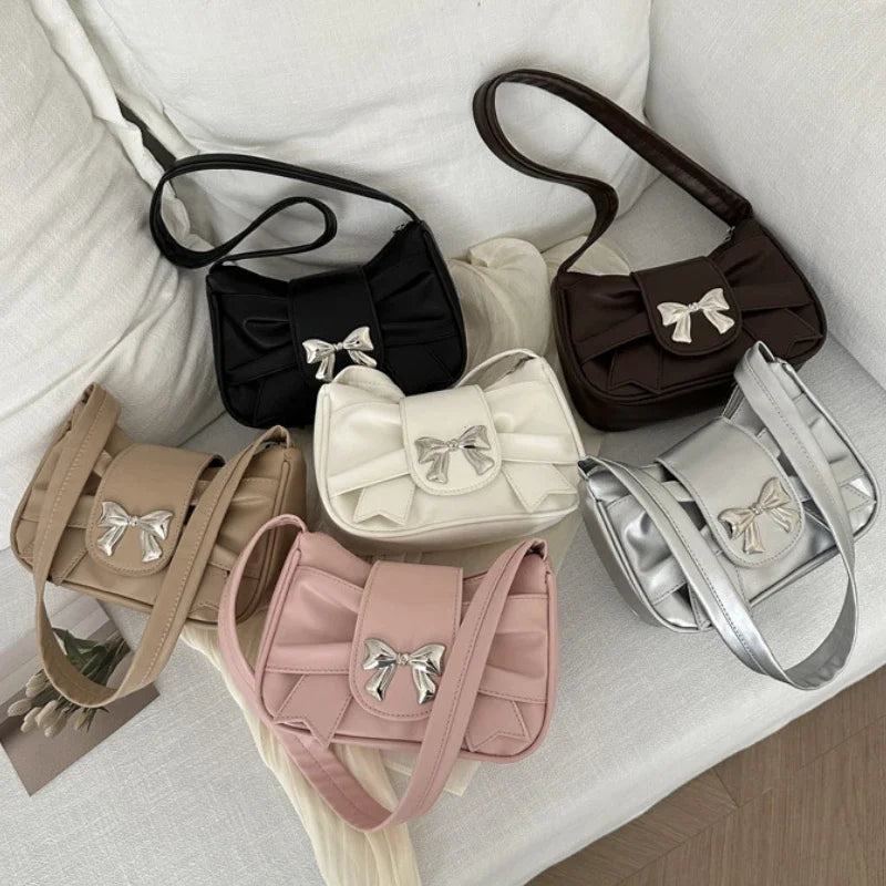 Rosélia – Diseño con Lazo Elegante en Cuero PU Premium