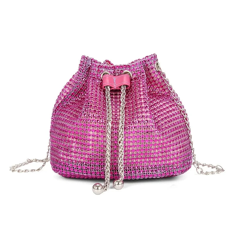 Étoilée – Bucket Bag con Cristales Brillantes Premium