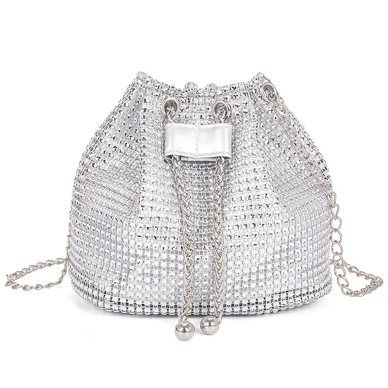 Étoilée – Bucket Bag con Cristales Brillantes Premium