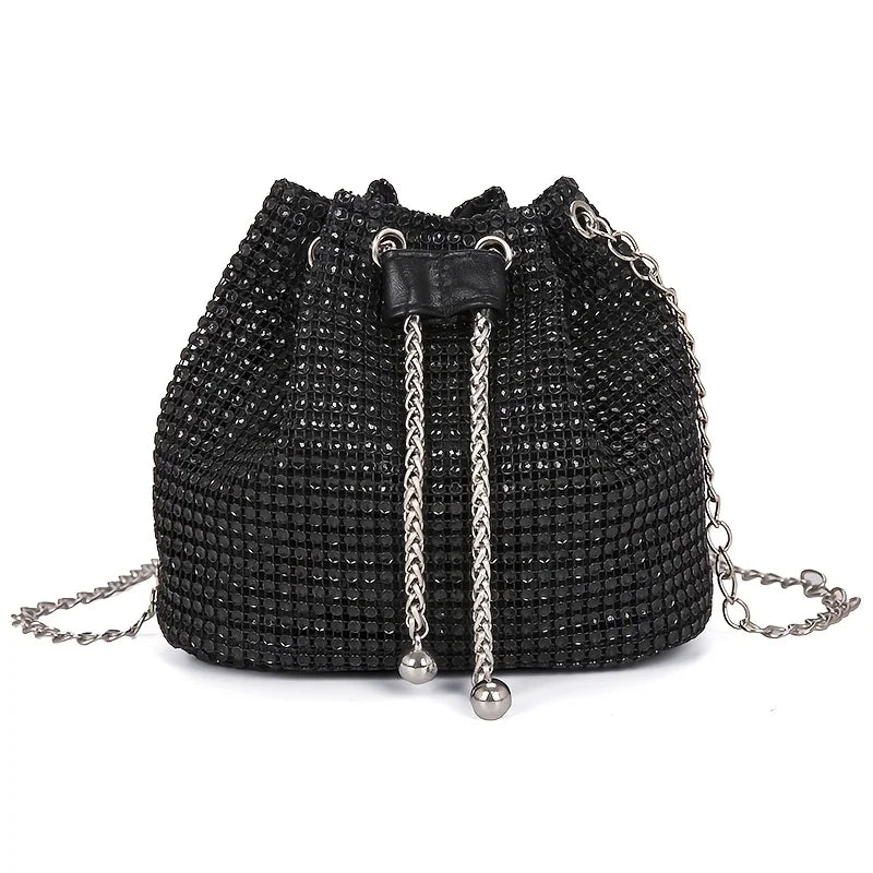 Étoilée – Bucket Bag con Cristales Brillantes Premium